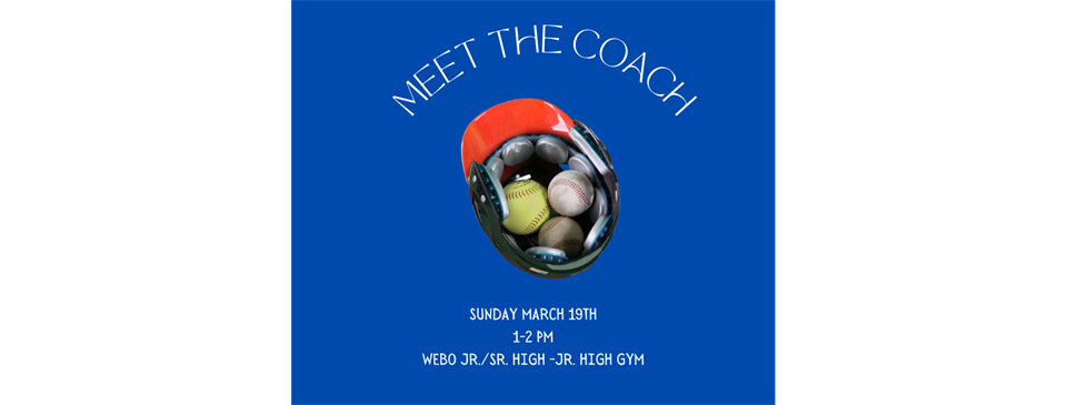 Meet The Coach - Sunday March 19th